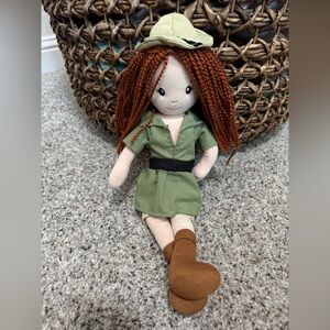 Zoo Keeper Green and Brown Kids Doll‎